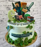 Dětský dort Minecraft